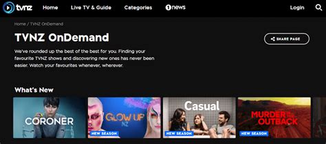 tvnz on demand login